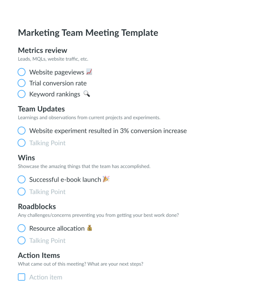 19 Meeting Agenda Examples And Expert Approved Templates Fellow