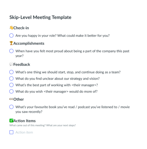 Skip-Level Meetings: 8 Tips + Free Templates