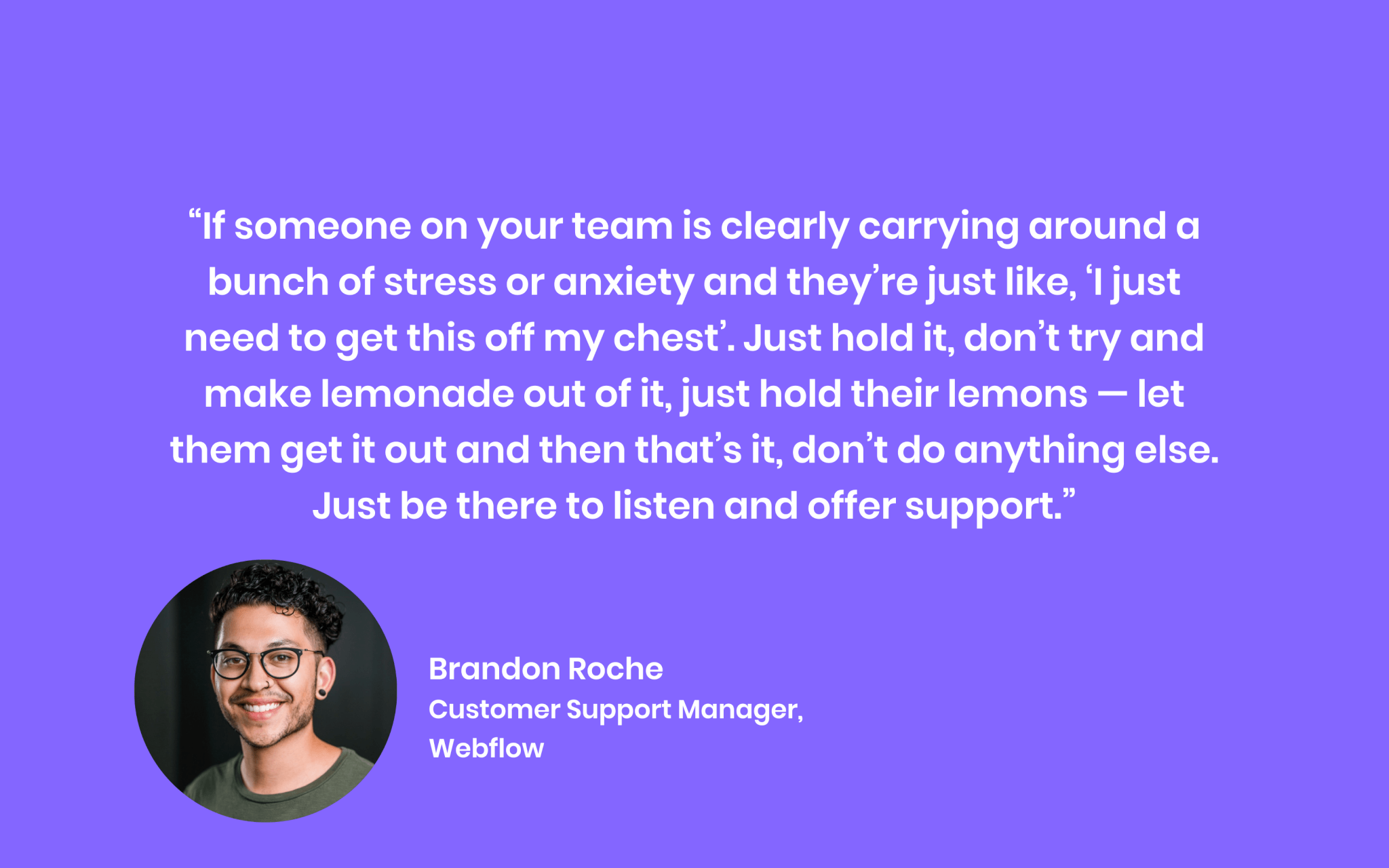 Webflow one on one meetings