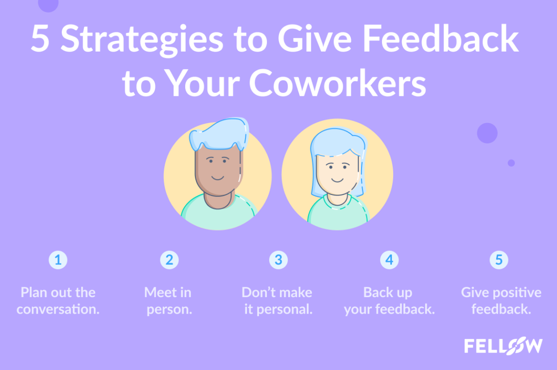 5 Strategies to Give Feedback to Your Coworkers (with Real-Life Examples)