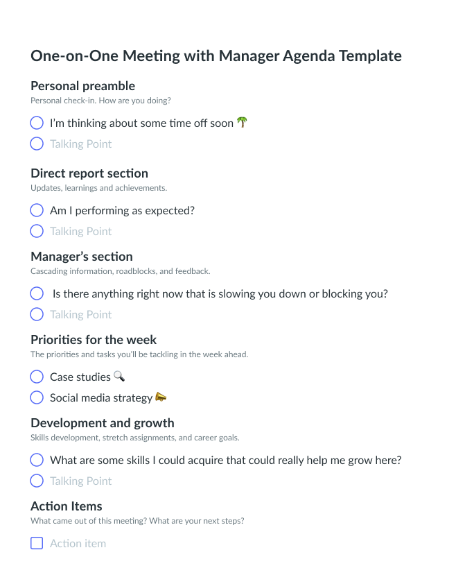 1 on 1s With Your Manager: The Agenda Template To Boost Your Career