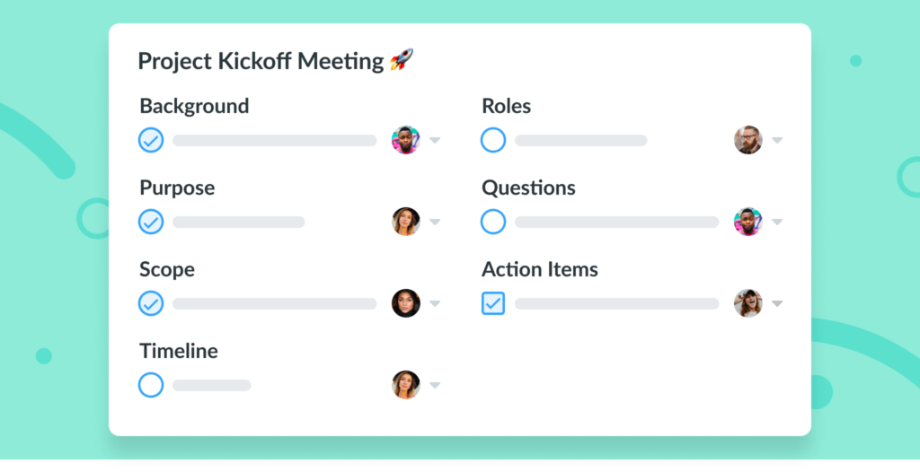 Project Kickoff Meeting Template