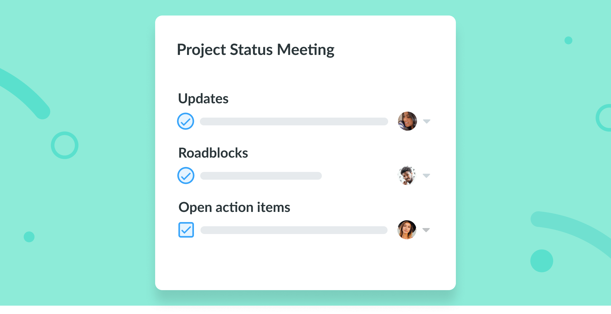 Weekly Meeting Agenda Template from fellow.app