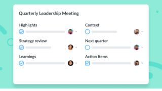 Quarterly Leadership Meeting