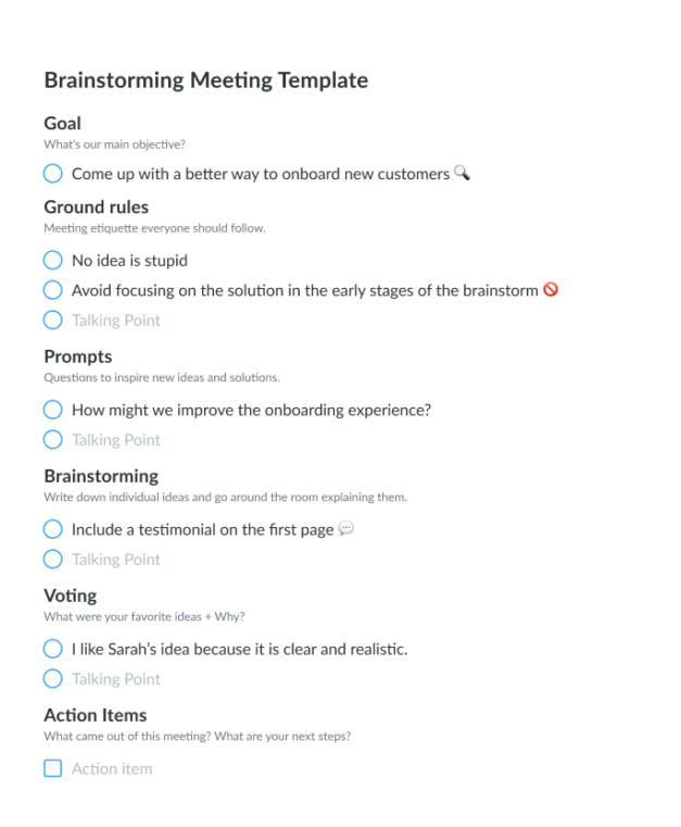 30 Meeting Agenda Examples [and Free Templates] | Fellow.app