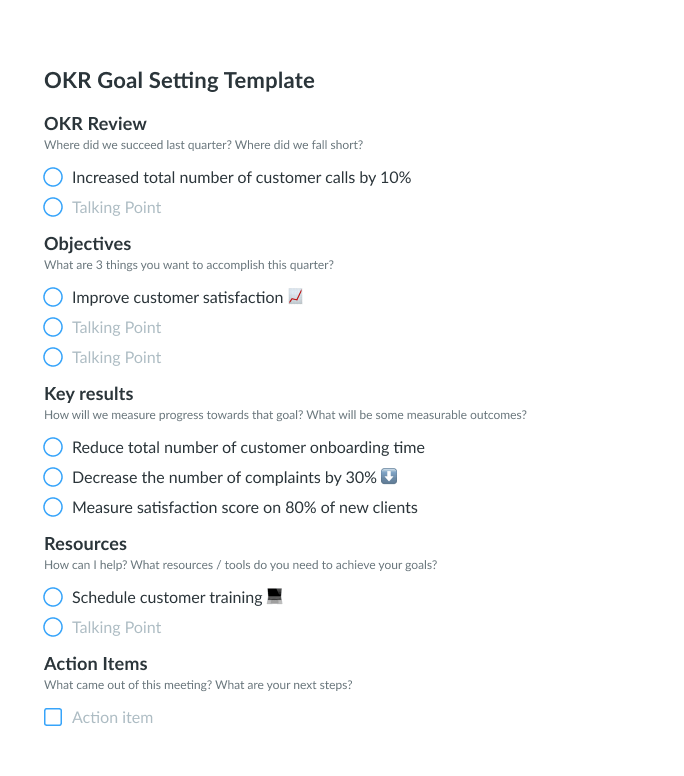 Template preview