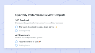 quarterly performance review template preview