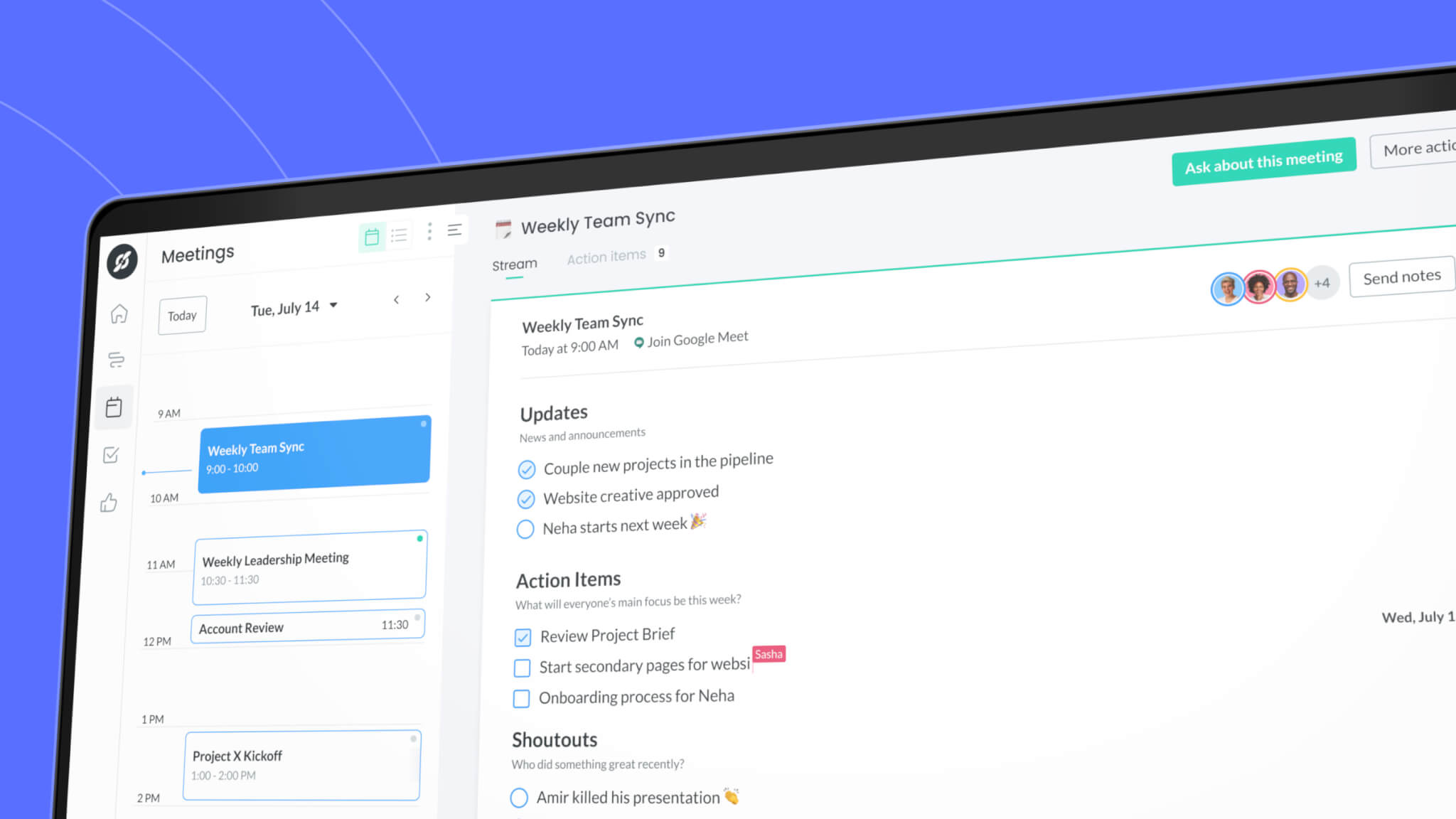Fellow Meeting App Update