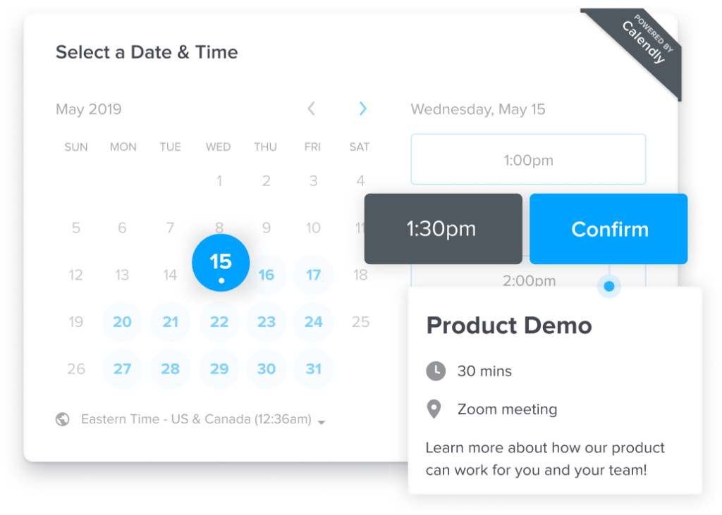 Calendly product image