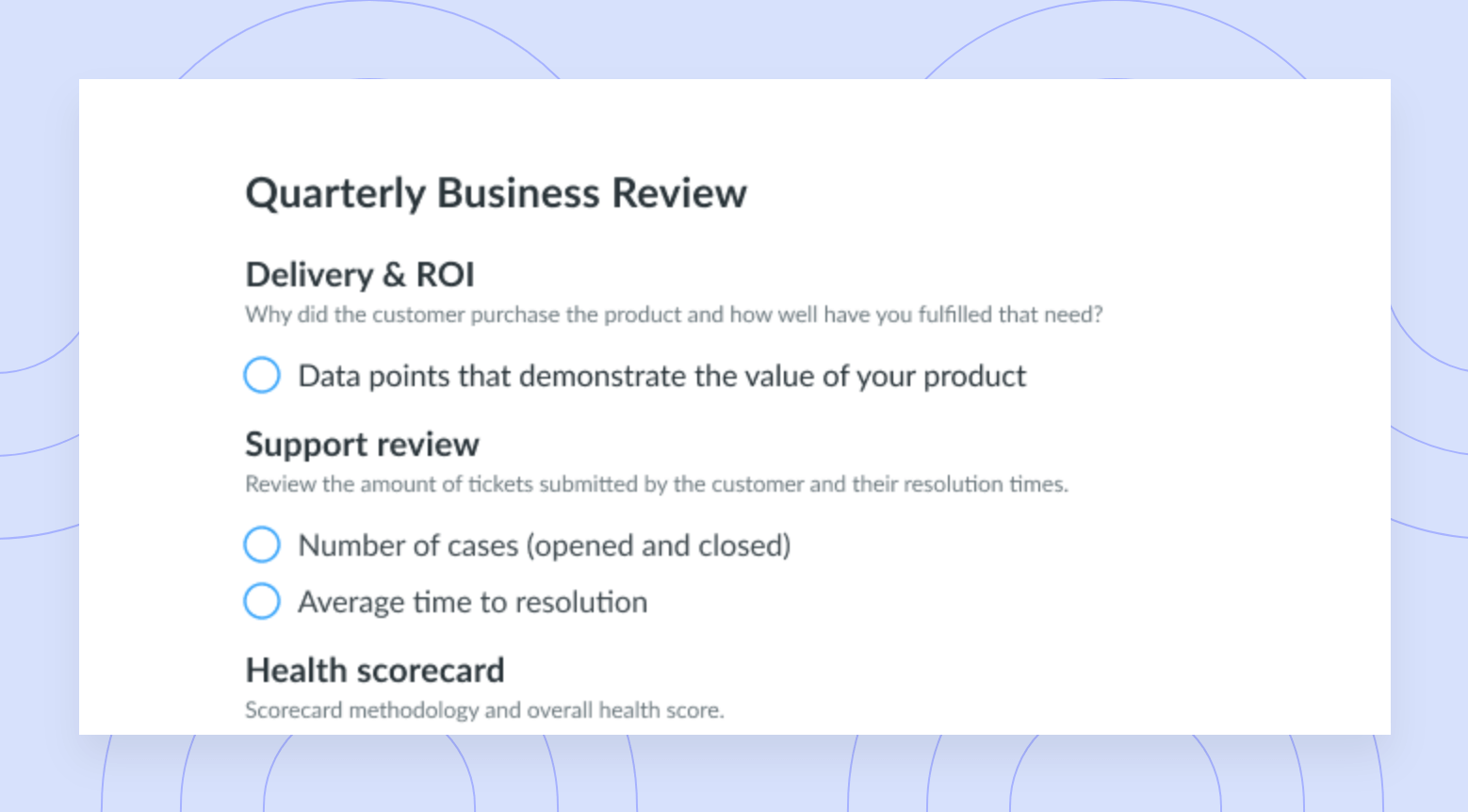 Client Quarterly Business Review Meeting Template