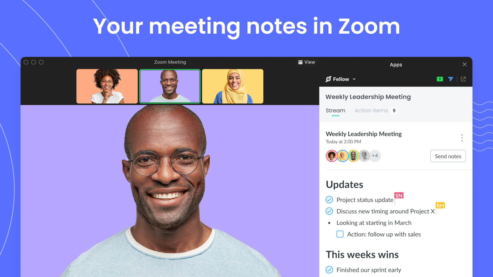 Fellow and Zoom: 5 Ways to Use Fellow’s App for Zoom to Boost Meeting Productivity