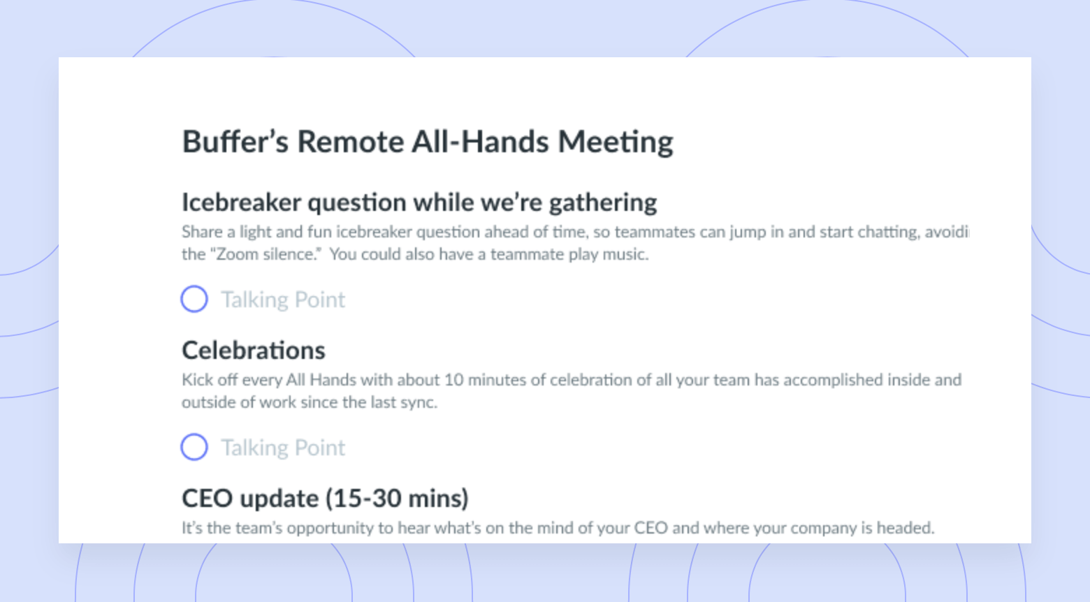 Virtual All-Hands Meeting Template