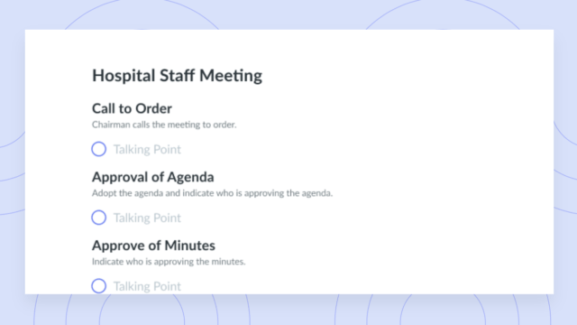 Nurse Staff Meeting Template Fellowapp 6472