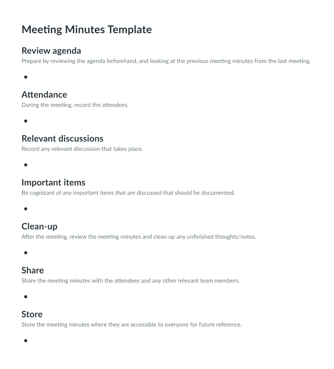 Business meeting recording and transcription setup