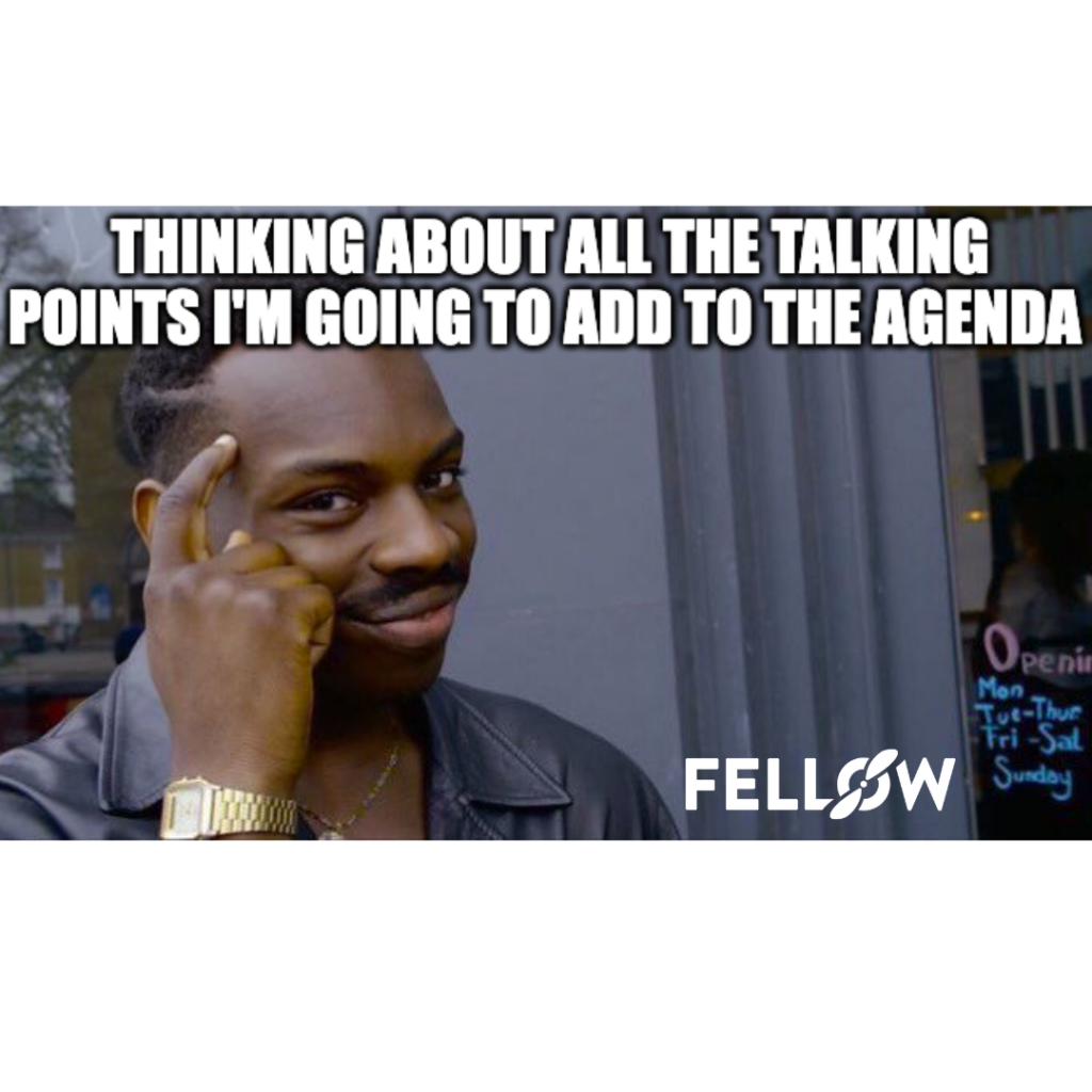 smart black man meeting agenda meme