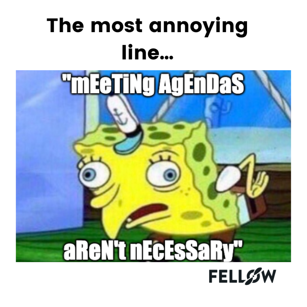 deformed sponge bob meeting agenda meme
