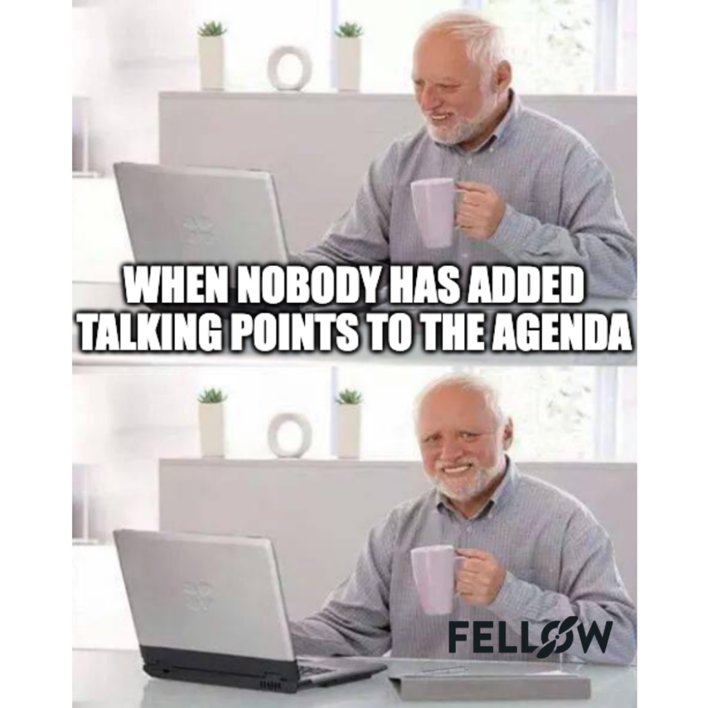Pain Harold meeting agenda meme