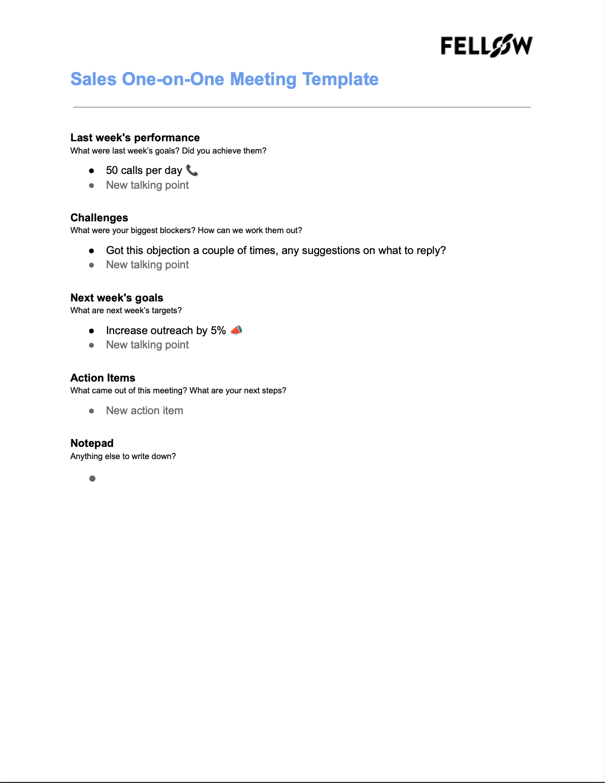 google doc agenda template