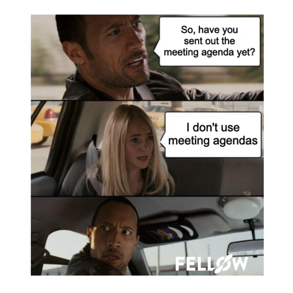 the rock driving meeting agenda meme