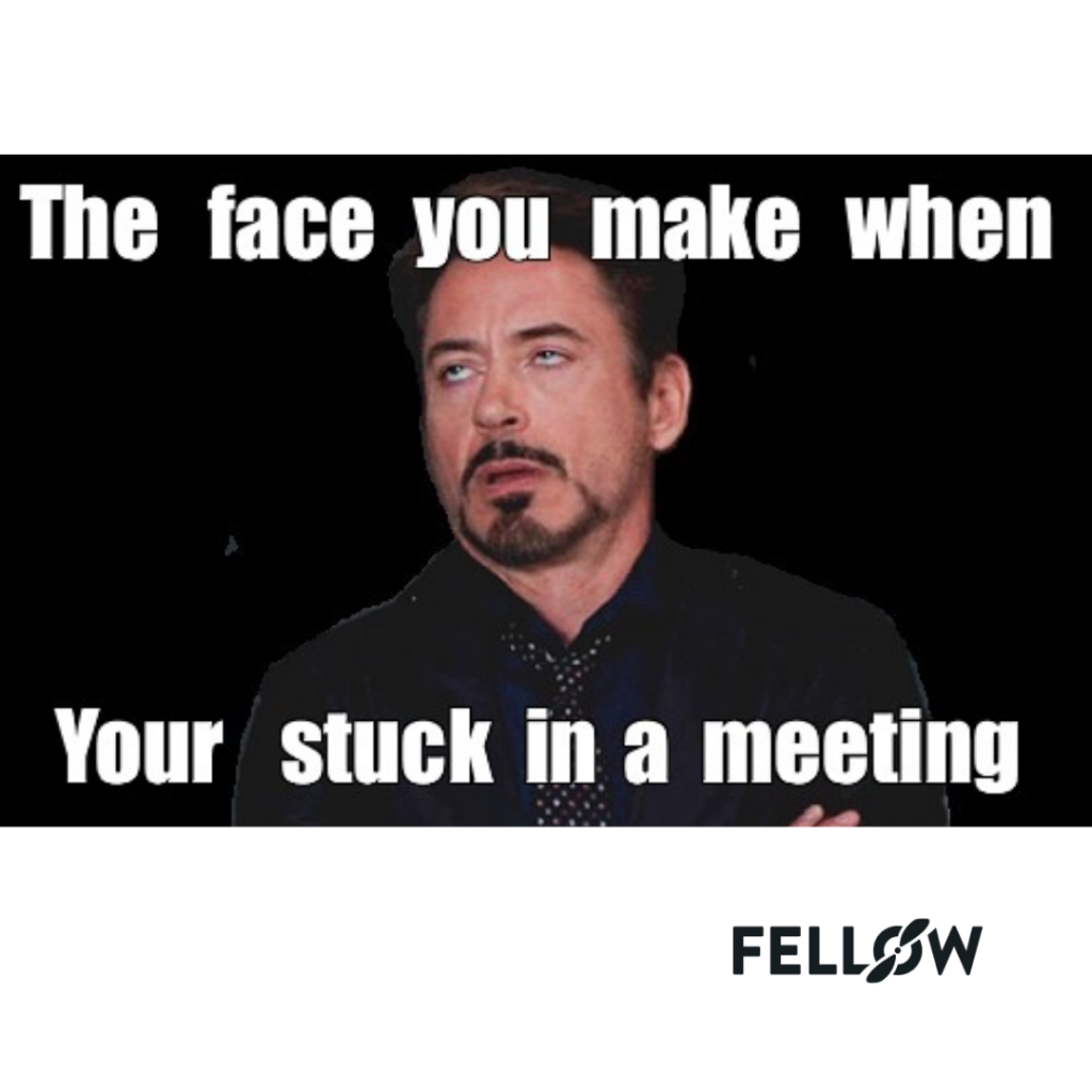 worn out meeting agenda meme