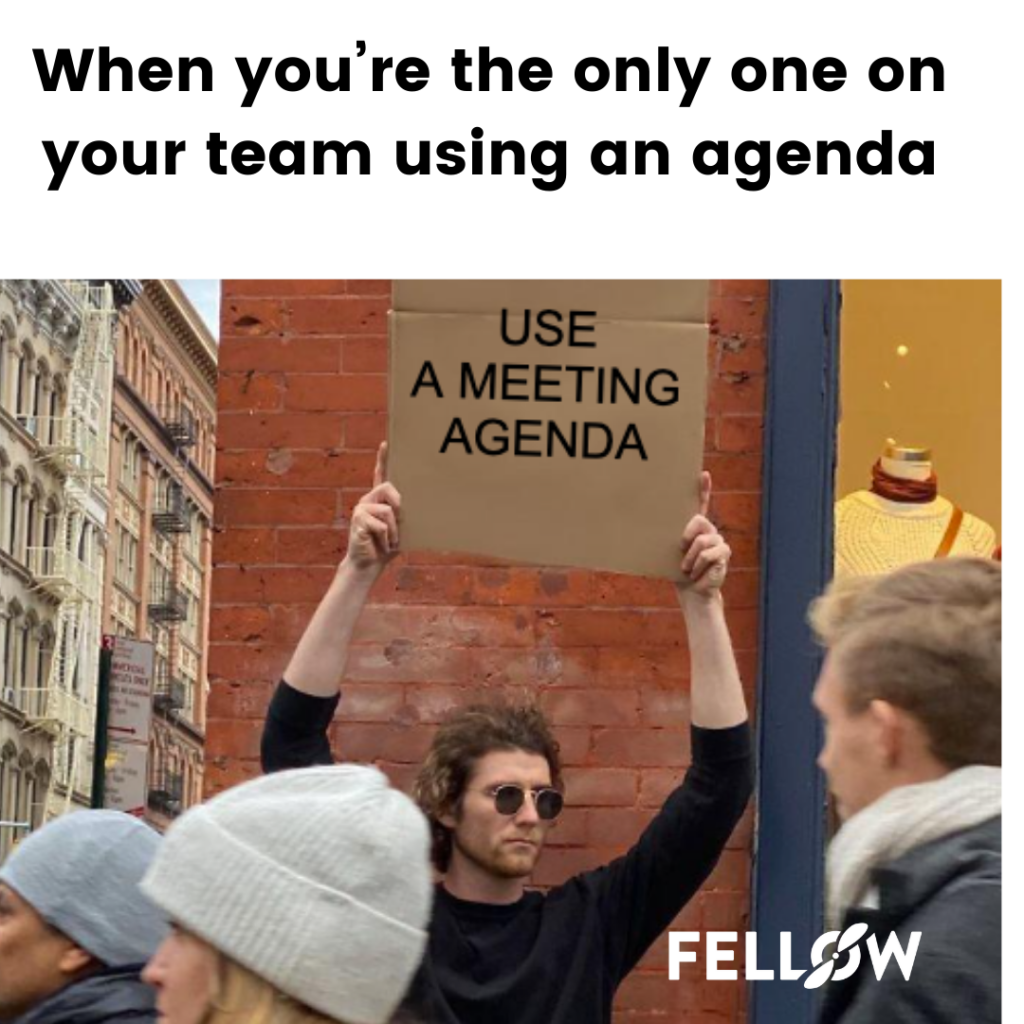 man behind the wall meeting agenda meme 
