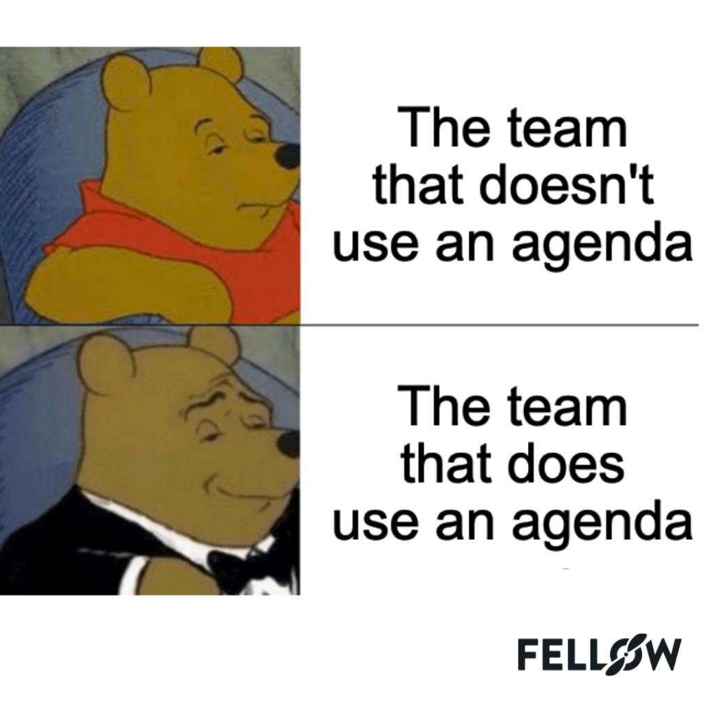 Winnie the Pooh meeting agenda meme